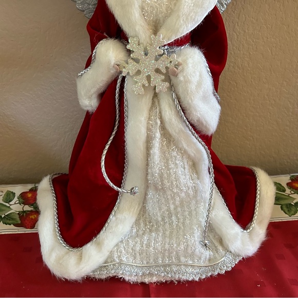 Christmas Red Velvet Angel - Picture 3 of 7